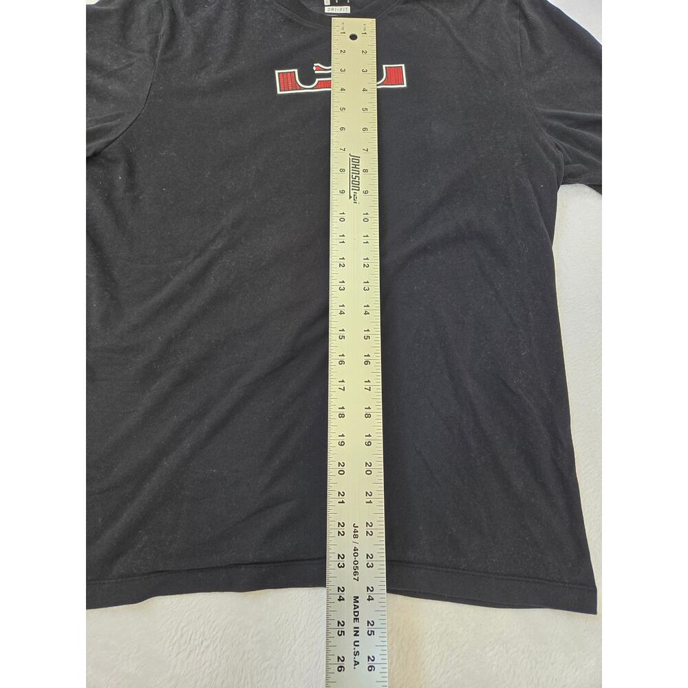 Nike LeBron King James Graphic Tee Mens Large Black Playing Card Design - Picture 3 of 5